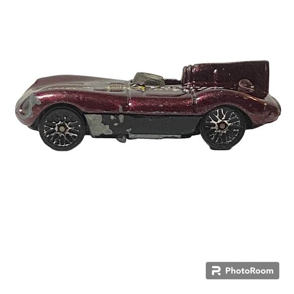 Hot Wheels Jaguar D Type Huffman Hawks Diecast Car HW Treasure Hunt Series 1999 - Picture 10 of 14